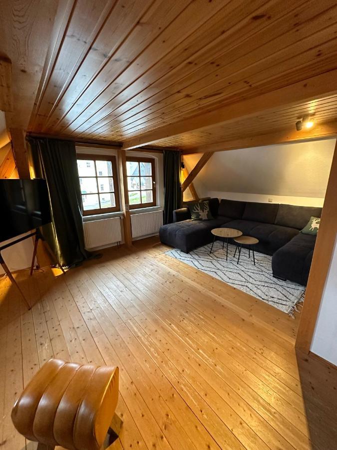 Ferienhaus "Kleines Domizil" Altenberg - Direkt Im Zentrum Von Altenberg Gegenueber Vom Skilift Exterior foto
